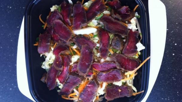 salade thai au boeuf mariné